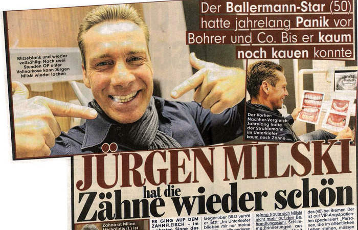 Bild Köln vom 08.01.2014 Seite 11 | Jürgen Milski hat die Zähne wieder schön