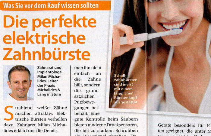 LISA vom 06.04.2011 Seite 64-65 | Milan Michalides gibt Tips zur perfekten elektrischen Zahnbürste