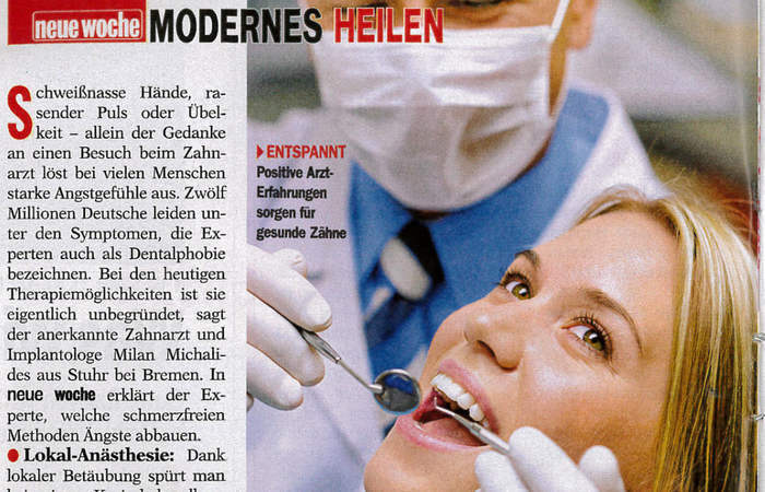 Neue Woche vom 17.04.2014 Seite 26 | Albtraum Zahnarztbesuch - Neue Therapien für Angstpatienten