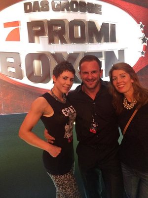 Milan Michalides beim Pro7 Promiboxen 2014